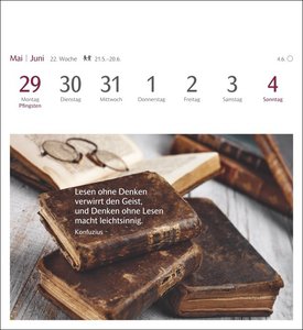 Die Welt der Bücher Postkartenkalender 2023. Von umwerfenden Bibliotheken zum gemütlichen Lesesessel - ein Fotokalender für Bücherwürmer. 53 Postkarten in einem Kalender.