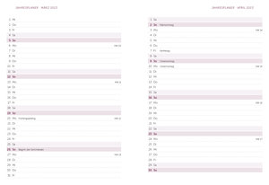Meine Zeit 2023 - Taschenkalender (Kolibri)