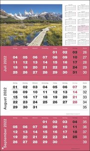 3-Monatsplaner Foto Traumziele Kalender 2022