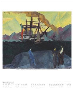 Lyonel Feininger Kalender 2023. Kubismus und Expressionismus in einem Kunstkalender im Großformat. Jahres-Wandkalender 2023, Format 46x55 cm.