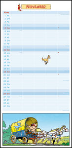 Asterix 2023 Familienplaner - Familien-Timer - Termin-Planer - Kids - Kinder-Kalender - Familien-Kalender - 22x45