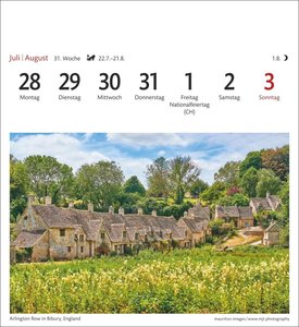Traumziele Sehnsuchtskalender 2025 - Wochenkalender mit 53 Postkarten
