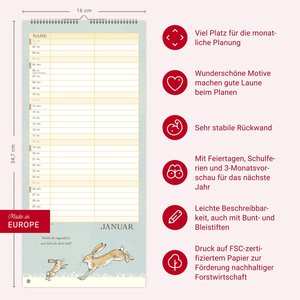 Weißt du eigentlich, wie lieb ich dich hab? Planer für zwei 2026