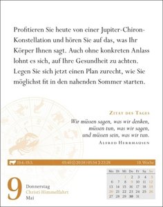 Krebs Sternzeichenkalender 2024: Tagesabreißkalender. Tischkalender 2024 mit täglichem Horoskop. Kleiner Kalender mit täglichem Blick in die Sterne