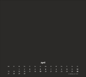 times&more Bastelkalender schwarz 2026