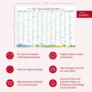 Helme Heine: Tafelkalender A3 2026