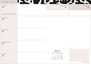 Buchkalender Create & Plan Bohemian 2025