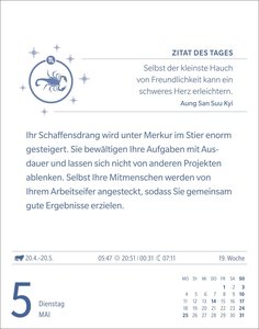 Skorpion Sternzeichenkalender 2026