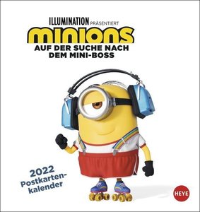 Minions Postkartenkalender 2022