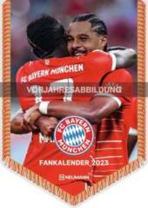 FC Bayern München 2024 - Mini-Bannerkalender - Fan-Kalender - Fußball-Kalender - 21x29,7 - Sport