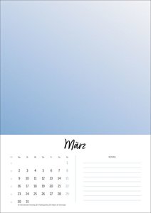 Kreativkalender Design A4 2026