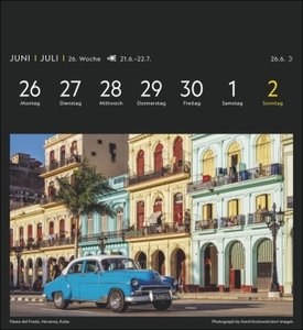 Weltreisen Postkartenkalender National Geographic 2023