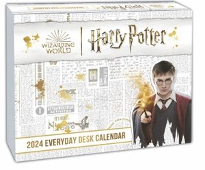 Harry Potter Tagesabreißkalender 2024. Magischer Kalender für jeden Tag mit Zitaten, Bildern und spannenden Details aus der Filmreihe. Tischkalender für Harry Potter-Fans. Auch zum Aufhängen.