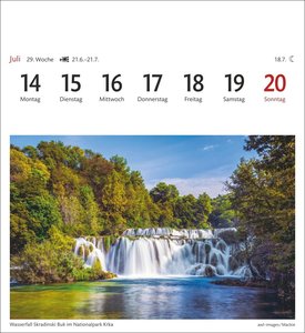 Kroatien Sehnsuchtskalender 2025 - Wochenkalender mit 53 Postkarten