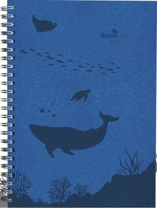Wochenplaner Nature Line Ocean 2024 - Taschen-Kalender A5 - 1 Woche 2 Seiten - Ringbindung - 128 Seiten - Umwelt-Kalender - mit Hardcover - Alpha Edition