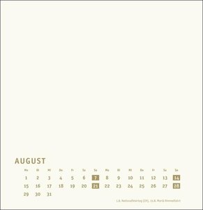 Bastelkalender gold groß 2022