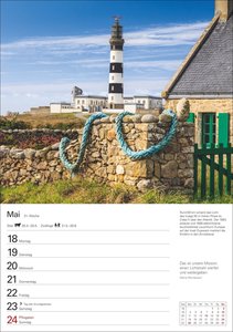 Bretagne und Normandie Wochenplaner 2026