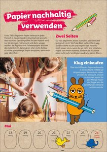 Schütze die Erde mit der Maus Wochenkalender 2026