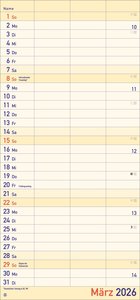 Großdruck Planer für zwei 2026