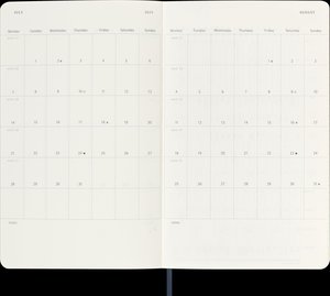 Moleskine 12 Monate Tageskalender 2025, Large/A5
