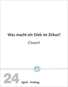 Beste Witze Tagesabreißkalender 2026