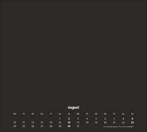 times&more Bastelkalender schwarz 2026