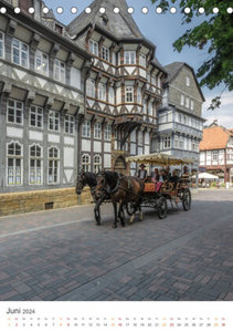 Die Stadt Goslar (Tischkalender 2024 DIN A5 hoch), CALVENDO Monatskalender