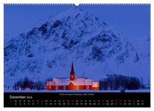 Norwegen (Wandkalender 2024 DIN A2 quer), CALVENDO Monatskalender