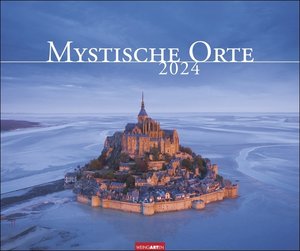 Mystische Orte Kalender 2024. Magische Orte der Welt in einem Fotokalender. Spirituelle Plätze und Landschaften in einem großen Wandkalender.