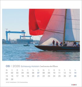Schleswig-Holstein Postkartenkalender 2026