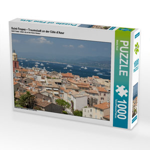 CALVENDO Puzzle Saint-Tropez ? Traumstadt an der Côte d?Azur 1000 Teile Puzzle quer