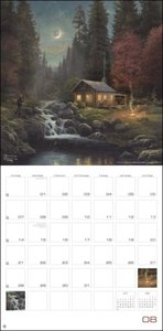 Land of Light Broschurkalender 2023. Kunstvoller Wandkalender mit idyllischen Gemälden. Einzigartiger Kunst-Kalender mit Bildern von Thomas Kinkade. 29,5x30 cm. Quadratisch