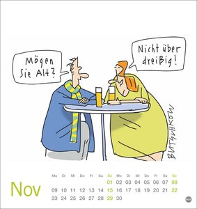 Peter Butschkow: Bier her Postkartenkalender 2026