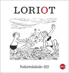 Loriot Postkartenkalender 2023