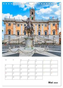 Rom - Kunst, Kultur und Geschichte (Wandkalender 2024 DIN A4 hoch), CALVENDO Monatskalender
