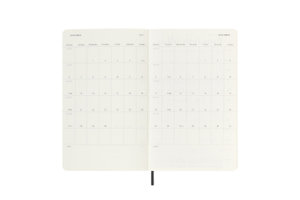 Moleskine 12 Monate Wochen Notizkalender 2023, Large/A5, Schwarz