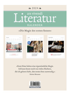 Literatur Kalender 2024