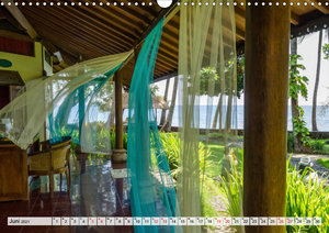 Himmlisch schlafen in Bali (Wandkalender 2021 DIN A3 quer)