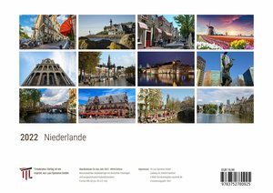 Niederlande 2022 - White Edition - Timokrates Kalender, Wandkalender, Bildkalender - DIN A4 (ca. 30 x 21 cm)