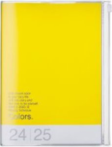 MARK'S 2024/2025 Taschenkalender A5 vertikal, COLORS, Yellow