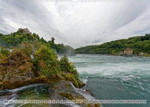 Der Rheinfall - Ein Spaziergang um das gigantische Naturschauspiel (Premium, hochwertiger DIN A2 Wandkalender 2022, Kunstdruck in Hochglanz)