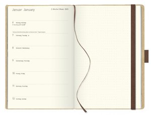 Buchkalender Times Big12 Edition Natur Palme 2025