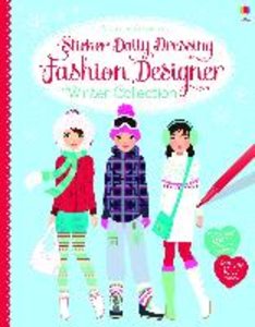Sticker Dolly Dressing Fashion Designer Winter Collection