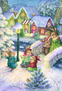Weihnachtskarten-Set "Frohe Weihnachten!"