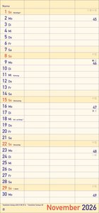 Großdruck Planer für zwei 2026