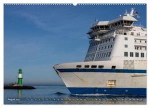 Maritime Impressionen Warnemünde (hochwertiger Premium Wandkalender 2024 DIN A2 quer), Kunstdruck in Hochglanz