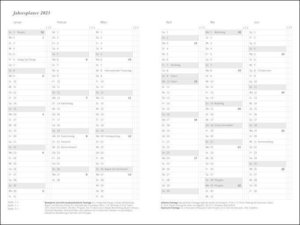 Diario Wochen-Kalenderbuch A6. Grüner Terminplaner 2023. Buch-Kalender mit Lesebändchen und Gummiband. Taschenkalender zum Planen von Terminen