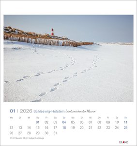 Schleswig-Holstein Postkartenkalender 2026