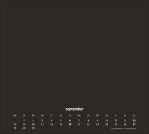 times&more Bastelkalender schwarz 2026