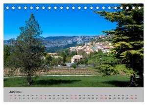 Traumhafte Haute Provence (Tischkalender 2024 DIN A5 quer), CALVENDO Monatskalender